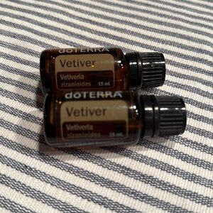 Doterra Vetiver Oil. 2-15 ml bottles Never Opened!